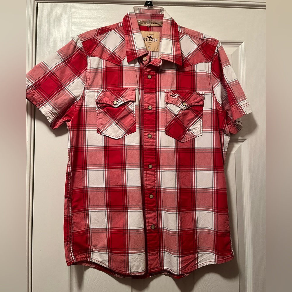 Hollister - Teen XL Short Sleeve Top (Red)